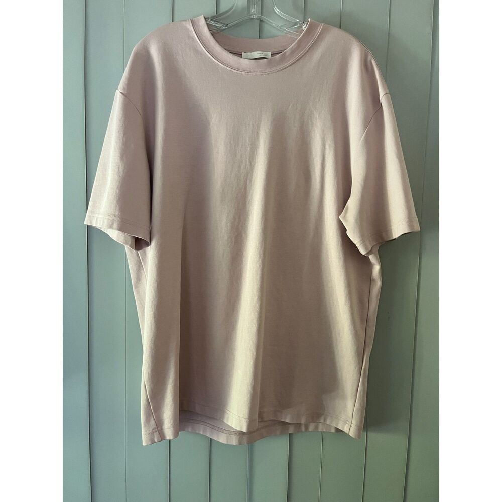 Zara Men’s Pink Cotton T-shirt XL